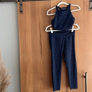 Outdoor Voices - Matching Set - Navy - Small Top and Medium Pants